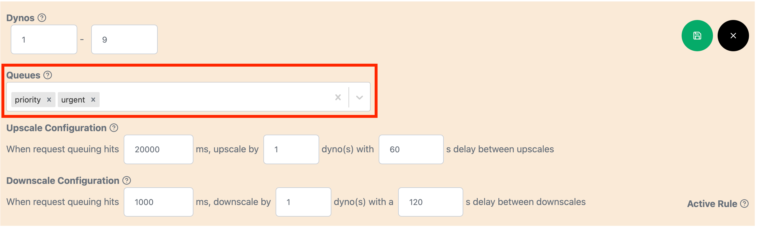 Selecting Queues