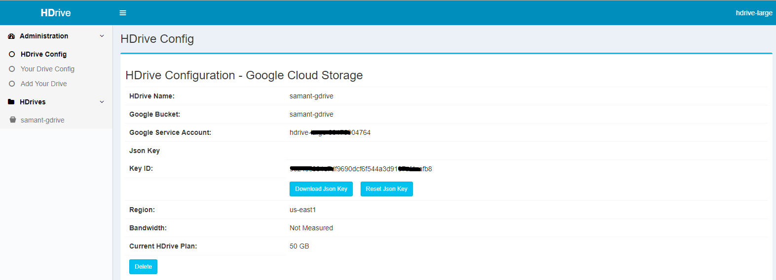 Google HDrive Config